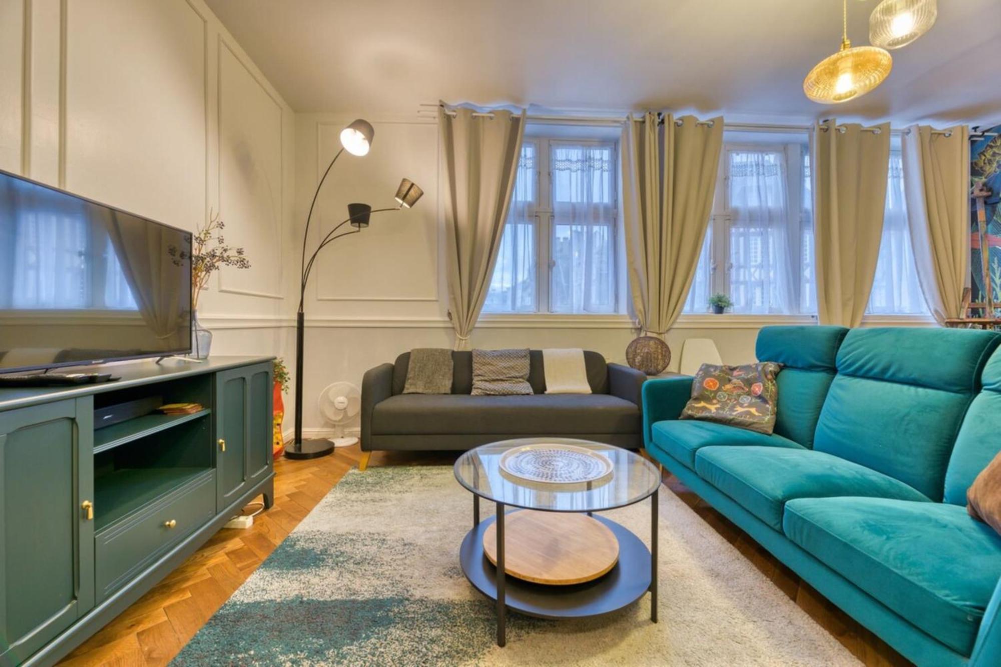 Vieux Marche Sublime Appartement Avec Ascenseur 鲁昂 外观 照片