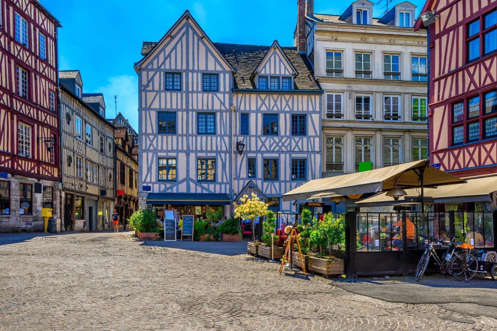 Vieux Marche Sublime Appartement Avec Ascenseur 鲁昂 外观 照片